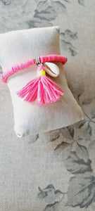 Pink Shell Beach Bracelet