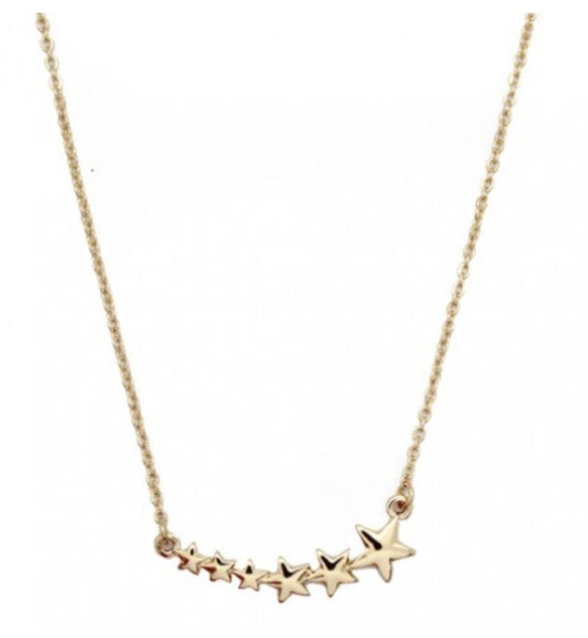 Shooting Star Gold Necklace