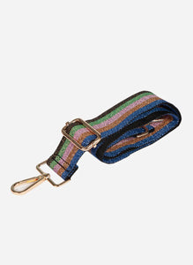 Glitter rainbow bag strap