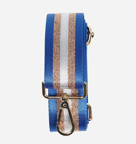 Blue & rose gold strap